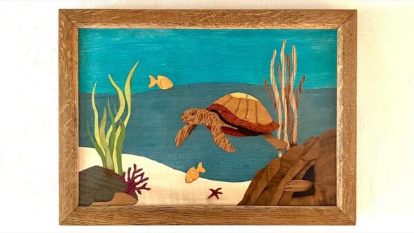 Marqueterie "Fonds Marins"