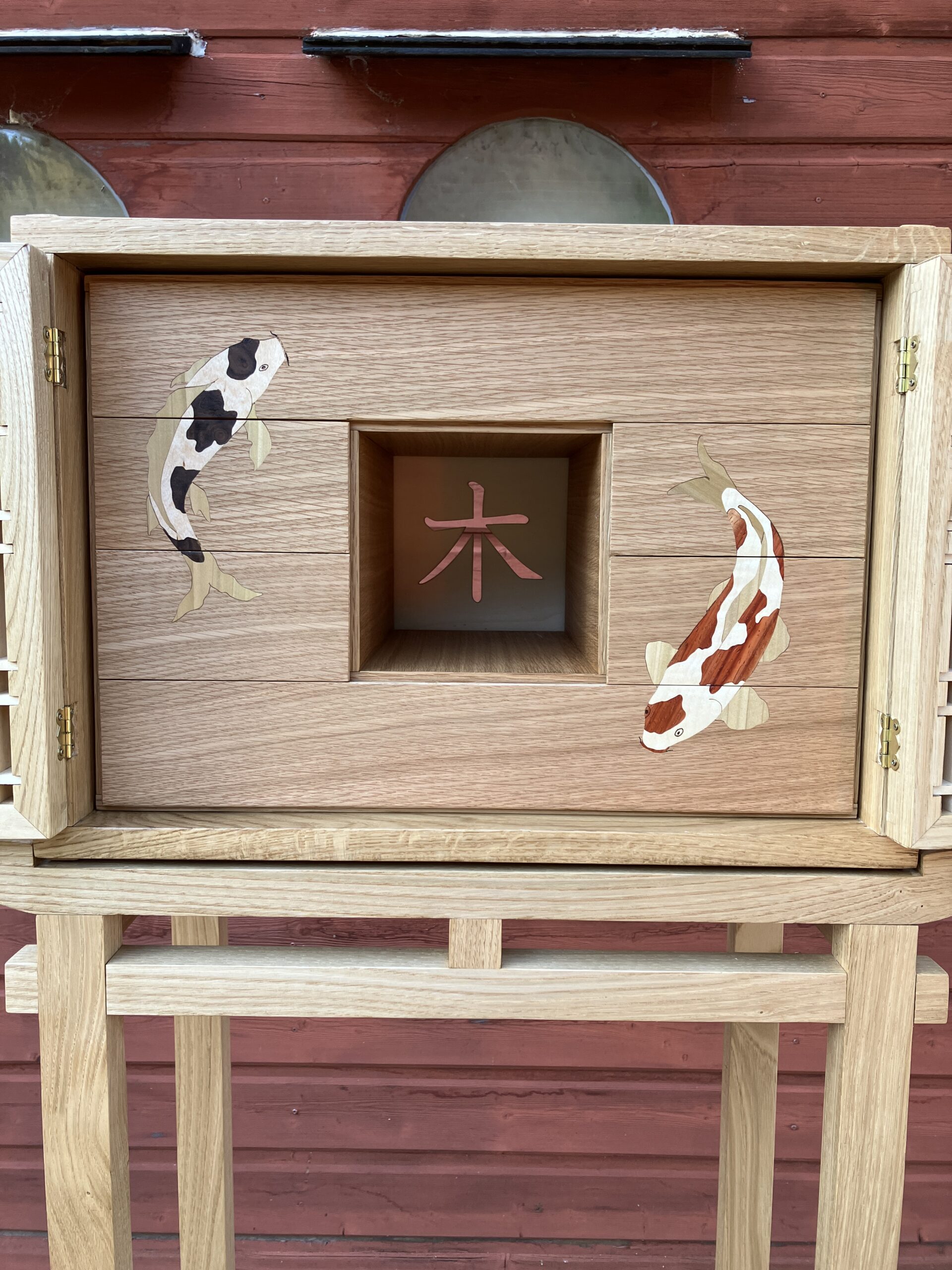 Cabinet japonais sur piètement – Image 4