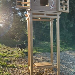 Cabinet japonais sur piètement