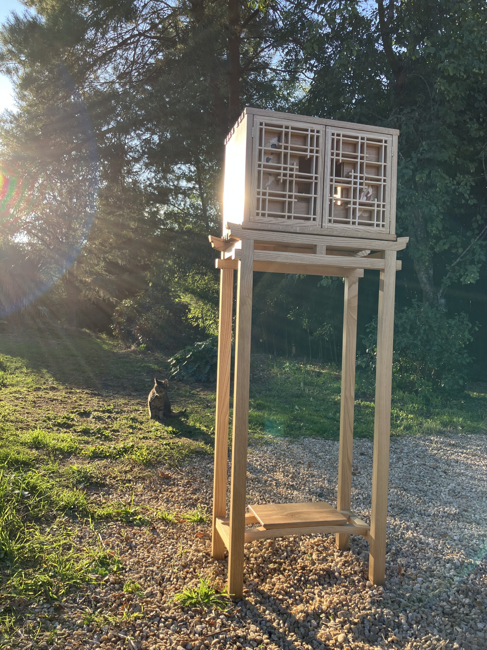 Cabinet japonais sur piètement – Image 7